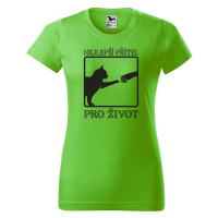 DOBRÝ TRIKO Dámské tričko s potiskem Nejlepší přítel Barva: Apple green