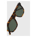 Sluneční brýle Pepe Jeans Square Vintage pánské, hnědá barva