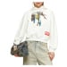 Mikina diesel f-reggy-hood-n8 sweat-shirt off white