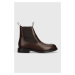 Kožené kotníkové boty Gant Millbro pánské, hnědá barva, 27631416.G46