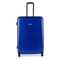 United Colors of Benetton Skořepinový cestovní kufr Cocoon L 96,5 l – modrý