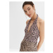 Bonprix BODYFLIRT šaty s leopardím vzorem Barva: Béžová, Mezinárodní