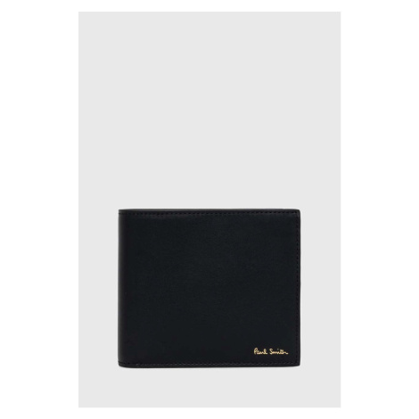Kožená peněženka Paul Smith černá barva, M1A-4833-BMULTI