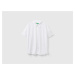 Benetton, Short Sleeve Shirt In Sustainable Viscose