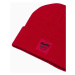 Ombre Clothing Červená stylová pánská čepice H103