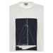 Tričko woolrich boat t-shirt bílá