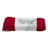 SHARP SHAPE YOGA STRAP Jóga páska, červená, velikost