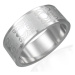 Prsten z oceli 316L s lesklo-matným povrchem - motiv broučků, 8 mm