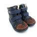 Dětské zimní boty KTR 315 Sova modrá VLNA