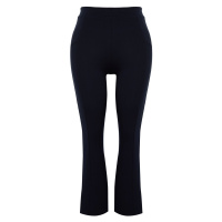 Trendyol Curve Navy Blue Stitch Detail Knitted Trousers