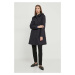 Kabát Lauren Ralph Lauren dámský, tmavomodrá barva, přechodný