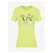 Světle zelené dámské tričko Armani Exchange