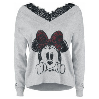 Mickey & Minnie Mouse Minnie Mouse Dámnský svetr prošedivelá