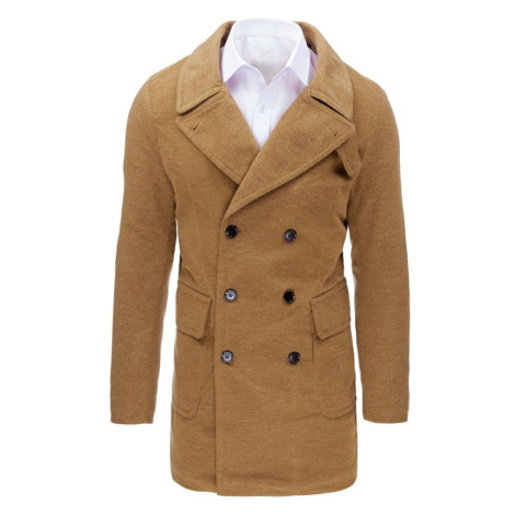Pánský zimní dvouřadý kabát na knoflíky CX0362 DStreet
