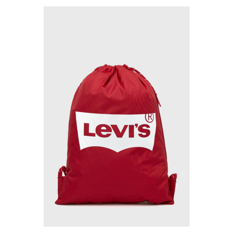 Dětský batoh Levi's červená barva, s potiskem Levi´s