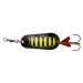 DAM Třpytka Effzett Standard Spoon Sinking Fluo Yellow/Black UV Varianta: 3.2CM - 6G