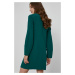 Šaty Victoria Victoria Beckham zelená barva, mini, jednoduché