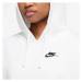 Nike SPORTSWEAR CLUB FLEECE Dámská mikina, bílá, velikost