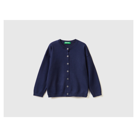 Benetton, Cardigan With Glittery Buttons United Colors of Benetton