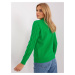 Zelený teplý svetr s rolákem -green Zelená