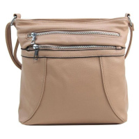 New Berry Dámská crossbody kabelka HB-137 latté béžovo-hnědá Hnědá