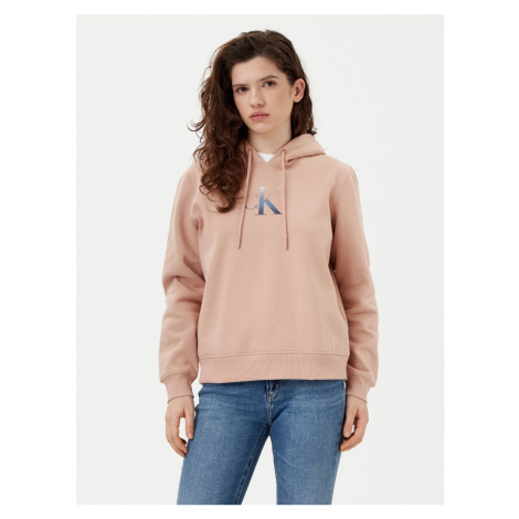 Calvin Klein dámská oranžová mikina
