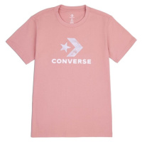 Converse SEASONAL STAR CHEVRON SS TEE Dámské tričko, růžová, velikost