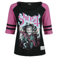 Ghost EMP Signature Collection Dámské tričko s dlouhými rukávy cerná/ružová