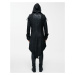 kabát pánský DEVIL FASHION - Vlad Hooded Punk Synthetic Leather