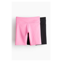 H & M - Sportovní cyklistické šortky z DryMove™ 2 kusy - růžová