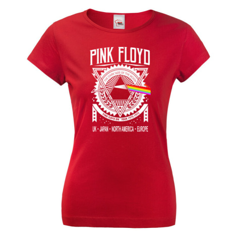 Dámské tričko s potiskem Pink Floyd - rockové tričko s potiskem Pink Floyd BezvaTriko