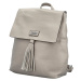 Stylový dámský koženkový kabelko/batoh Barbalea, šedý
