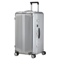 Samsonite Hliníkový cestovní kufr Lite -Box Alu Trunk L 93 l - stříbrná
