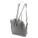 Dámský kožený batoh MiaMore 01-047 šedý