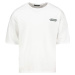 Trendyol White Men's Short Sleeves Oversized/Wide Cut, Geometric Print 100% Cotton T-Shirt