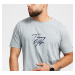 Tommy Hilfiger pánské tričko Crew Neck Logo šedé
