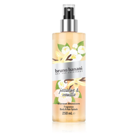 Bruno Banani Sunset Blossom Jasmine & Vanilla parfémovaný sprej na tělo a vlasy pro ženy 250 ml