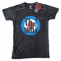 The Who tričko, Target Logo Snow Wash Black, pánské