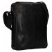 Pánská kožená taška přes rameno SendiDesign Felix - černá