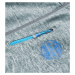 Šedo-světle modrá dámská sportovní bunda typu "softshell" (DW-21605)