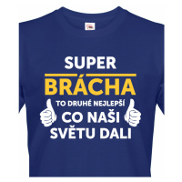 Pánské tričko Super brácha - ideální narozeninový dárek pro bráchu