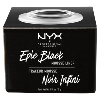 NYX Professional Makeup Epic Black Mousse Liner Linka na oči 3 ml