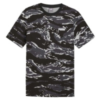 Puma ESSENTIALS + CAMO AOP TEE Pánské triko, černá, velikost