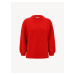 Pletený svetr červená