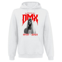 DMX IMO '70-'21 Mikina s kapucí bílá