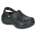 Crocs Classic Platform Lined Clog W Černá