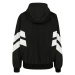 Ladies Crinkle Batwing Jacket - blk/wht