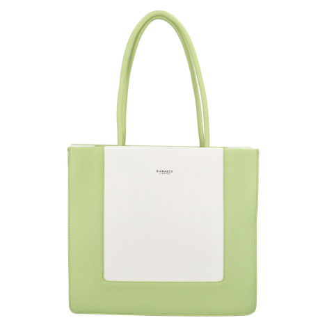 Trendová kabelka přes rameno Tarami, bílá - výrazná zelená Diana & Co