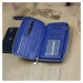 Dámská luxusní kožená peněženka Gregorio EMMA,  modrá