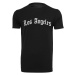 Los Angeles Wording Tee - black